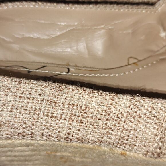 Libby Edelman Val Espadrille Open Toe Platform Wedge Size 8 - Picture 6 of 11